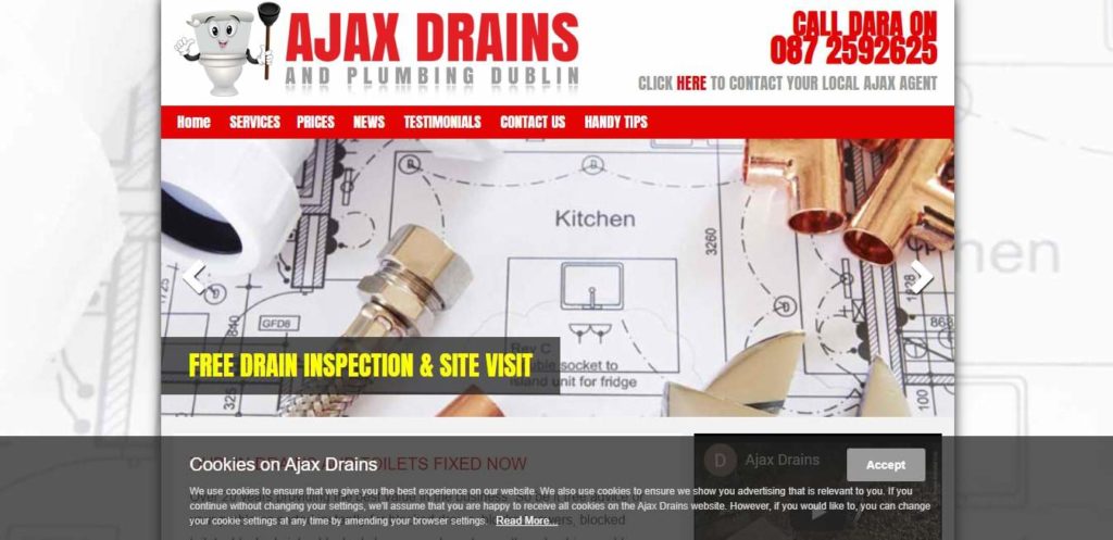 Ajax Drains' Homepage