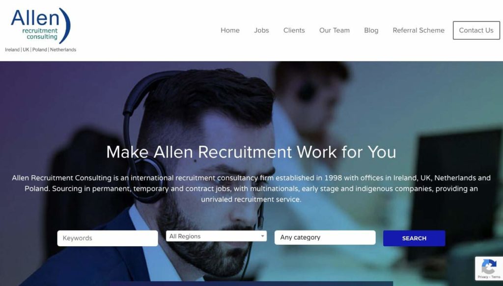 Allen Recruitment Consulting's Homepage