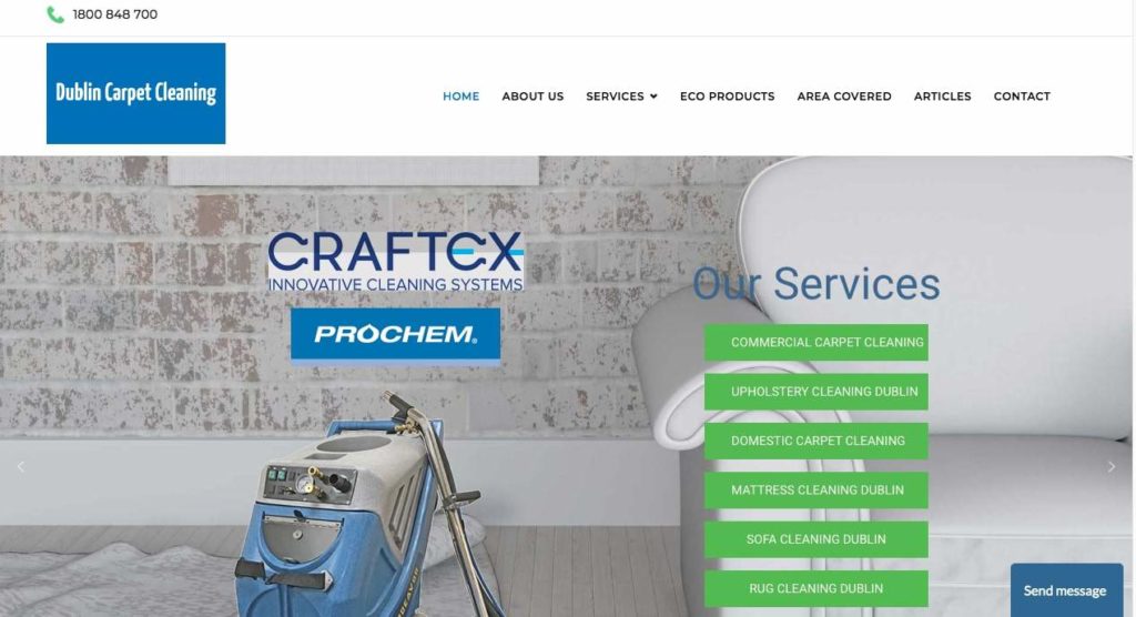 Dublin Carpet Cleaning's Homepage