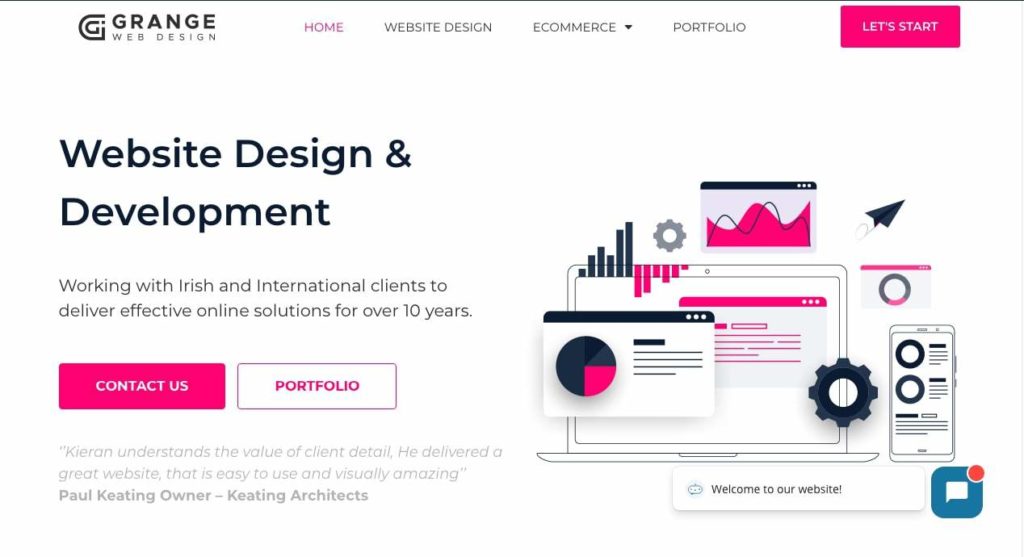 Grange Web Design's Homepage