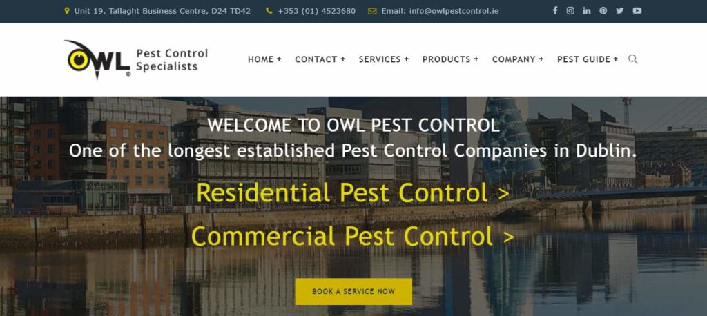 Owl Pest Control's Homepage