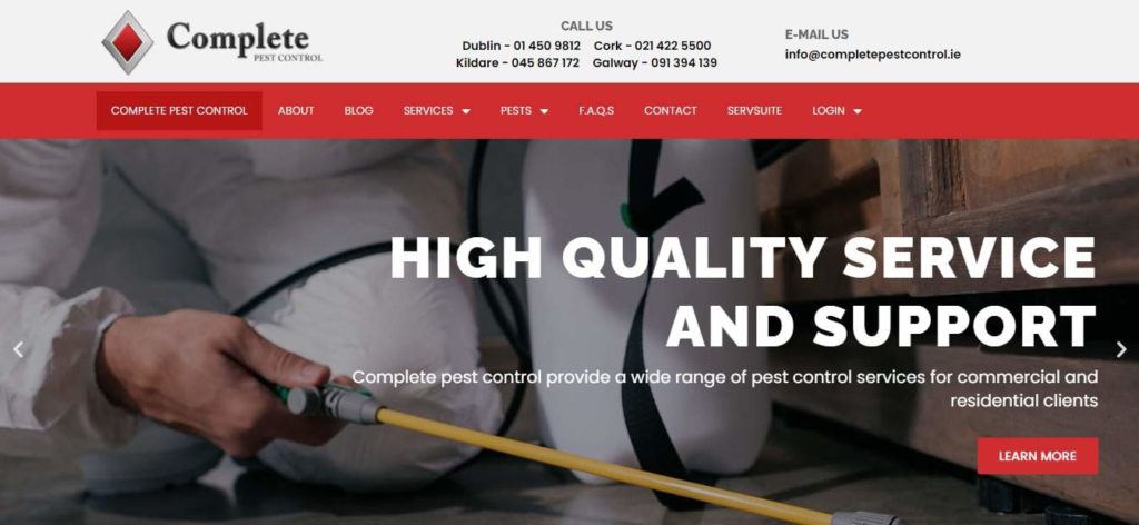 Complete Pest Control's Homepage