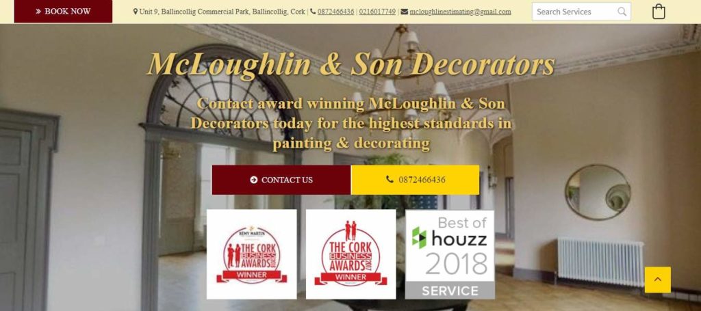 McLoughlin & Son Decorators' Homepage