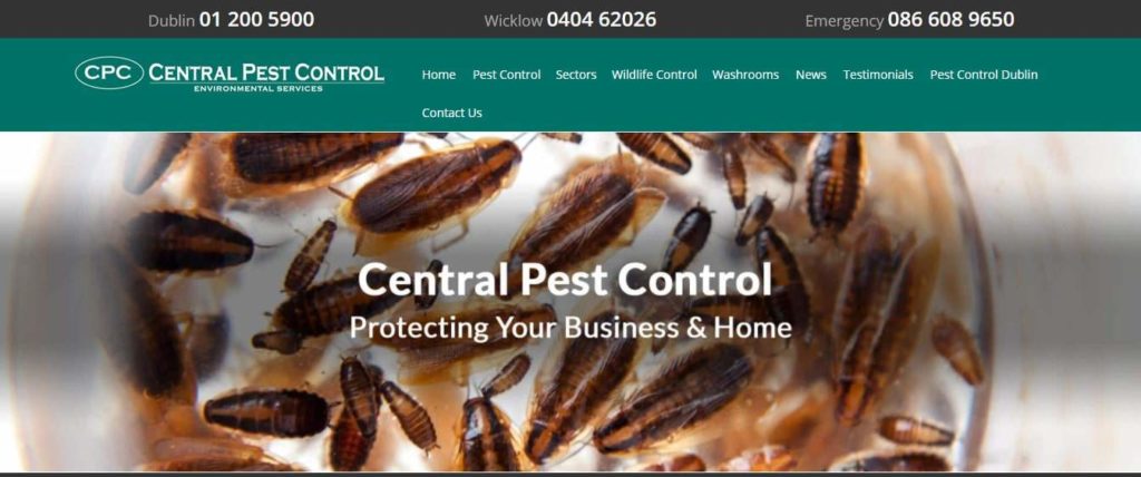 Central Pest Control's Homepage