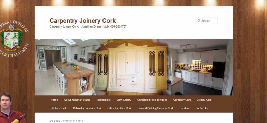 Jonathan Evans Carpentry Joinery Cork's Homepage