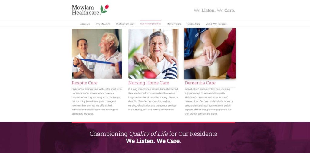 Kilmainhamwood Nursing Home's Homepage