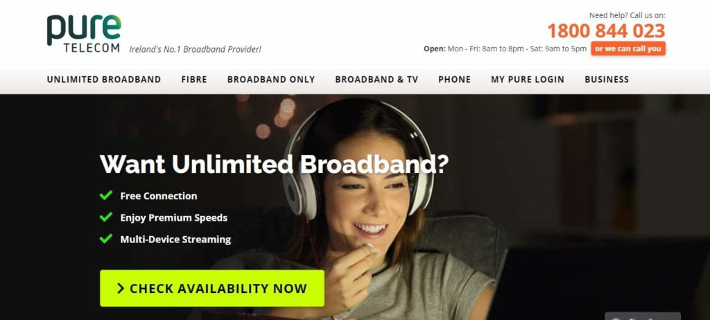 Pure Telecom's Homepage