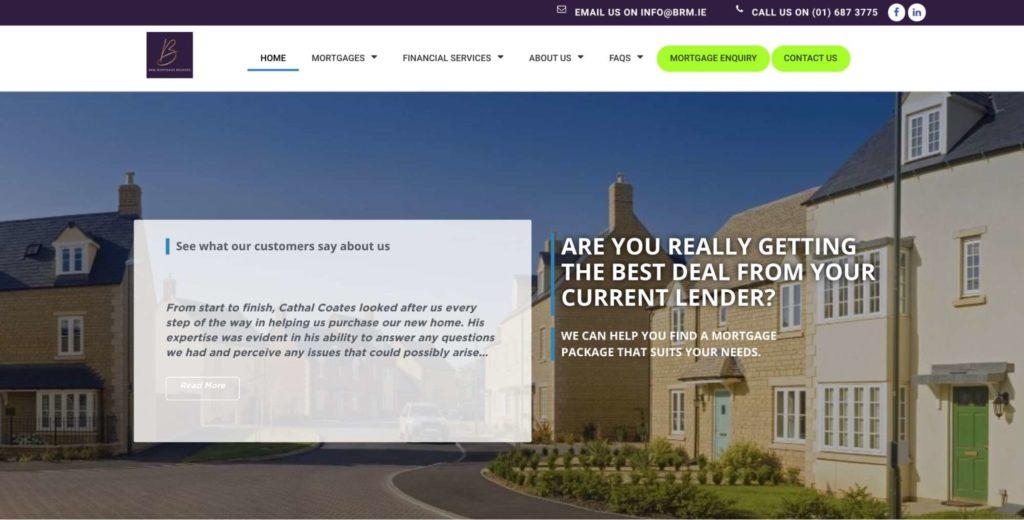 BRM Mortgage Brokers' Homepage