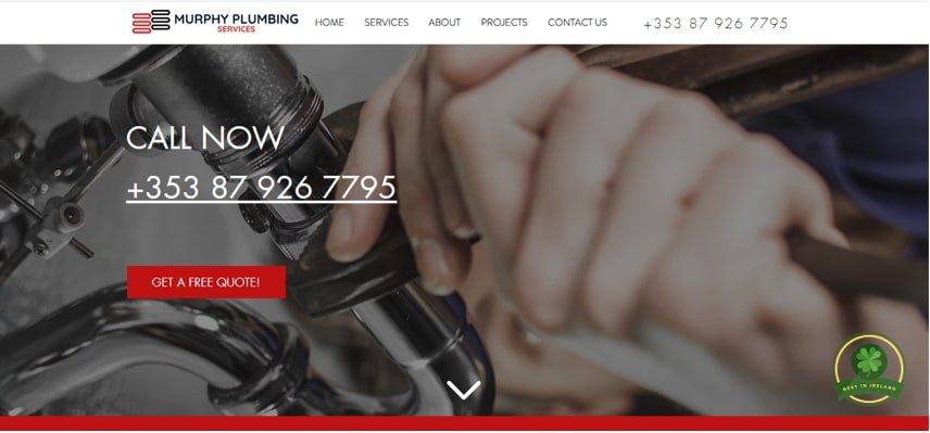 Murphy Plumbing Services' Homepage
