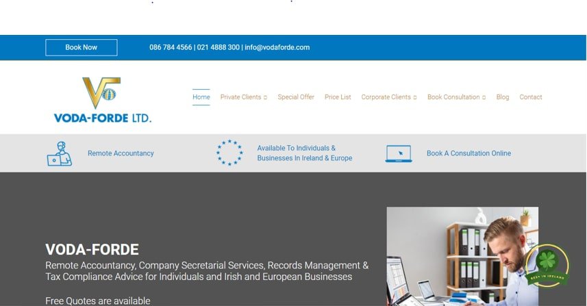 Voda-Forde LTD.'s Homepage
