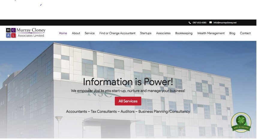 Murray Cloney Associates Limited's Homepage