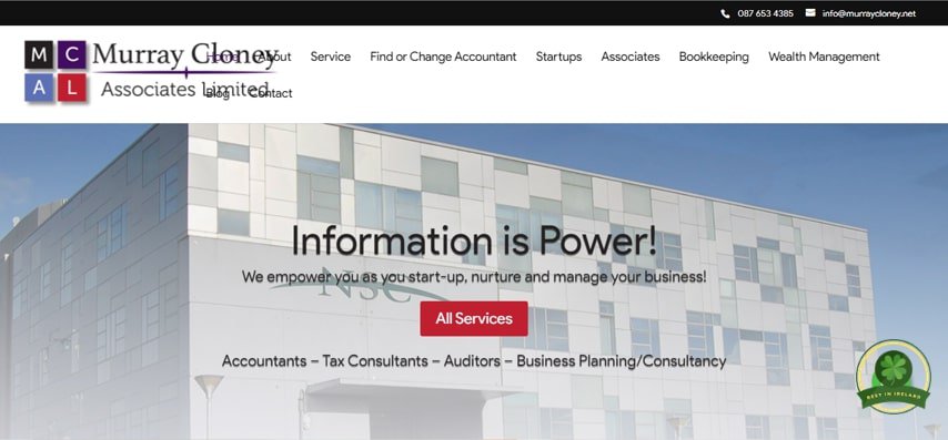 Murray Cloney & Associates Limited's Homepage