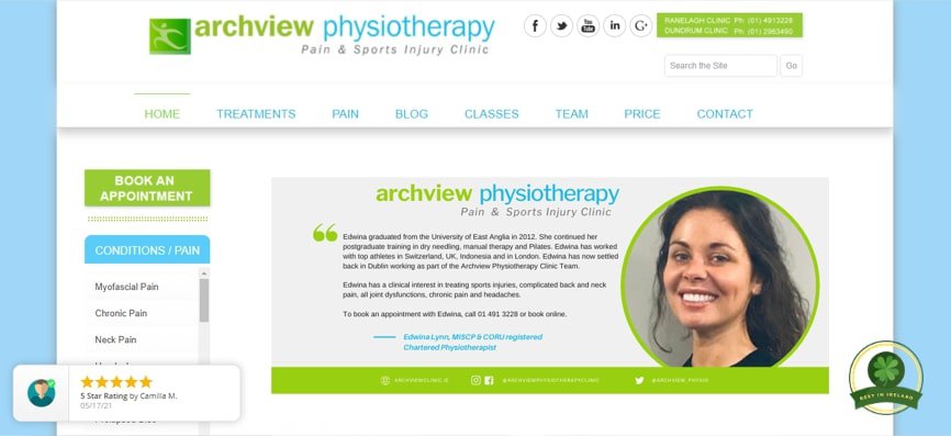 Archview Physiotherapy's Homepage