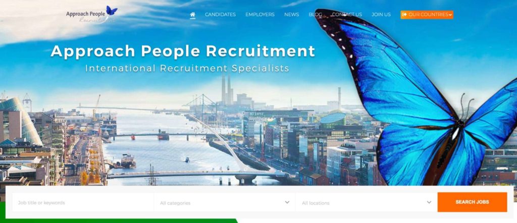 Approach People Recruitment's Homepage