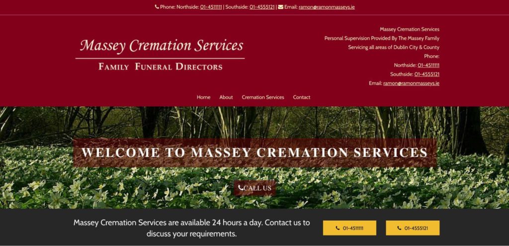 Massey Cremation Services' Homepage