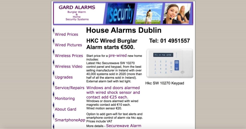 Gard Alarms' Homepage