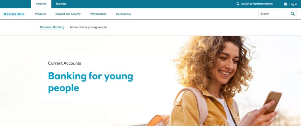 Ulster Bank — urFirst Account's Homepage