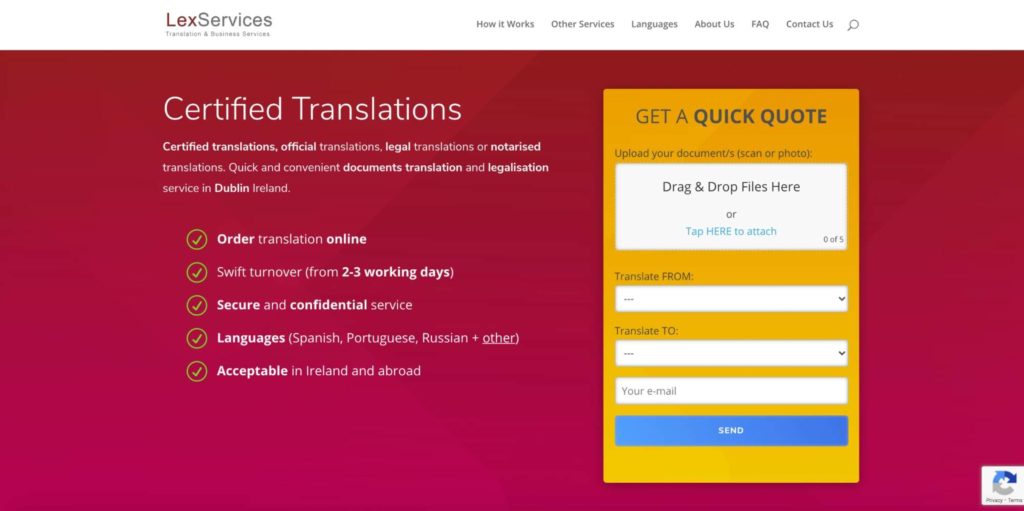 Lex Services' Homepage