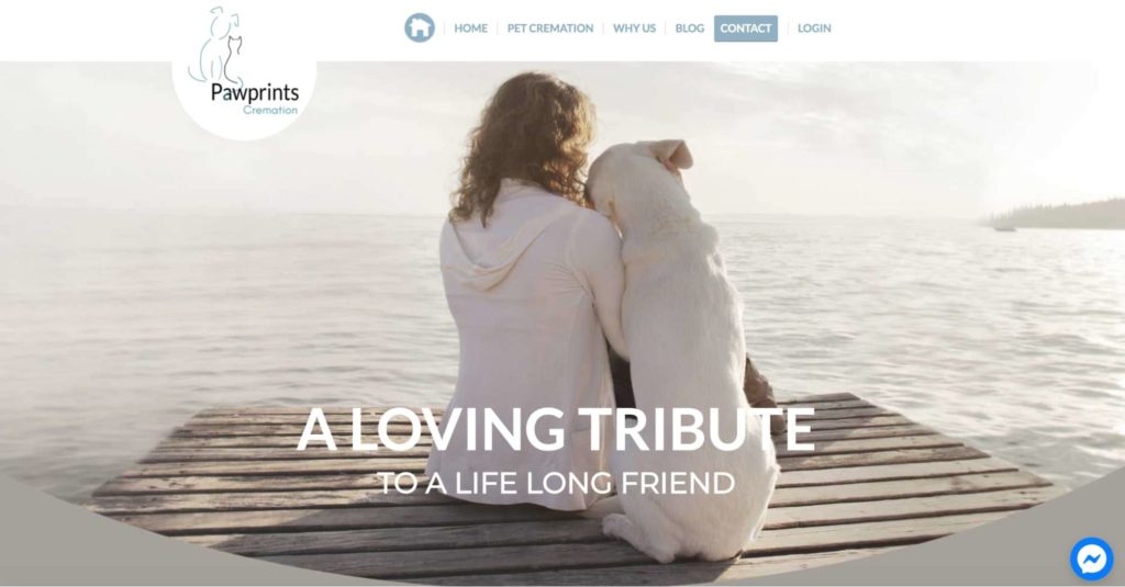 Pawprints Cremation's Homepage