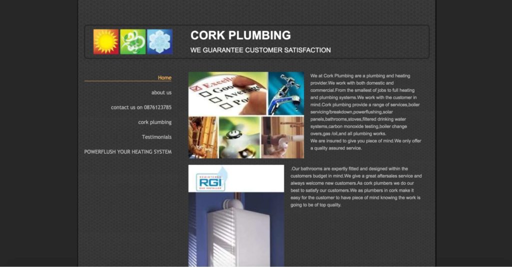 Cork Plumbing's Homepage