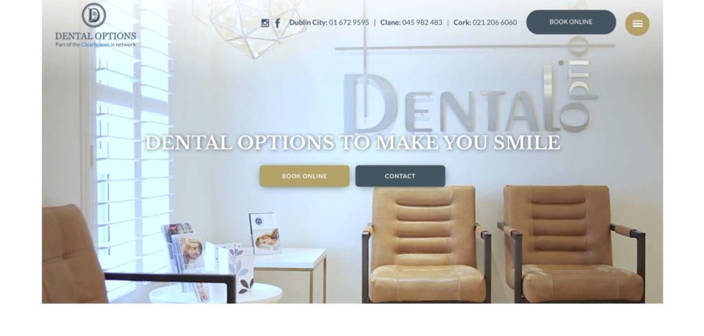 Dental Options' Homepage