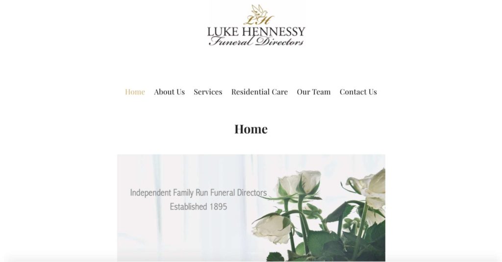 Luke Hennessy Funeral Directors' Homepage