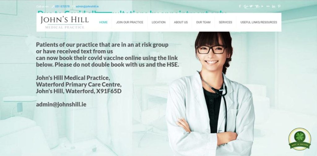 Dr Paul O’Hara - John’s Hill Medical Practice's Homepage
