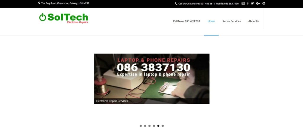 SolTech Repair Center's Homepage