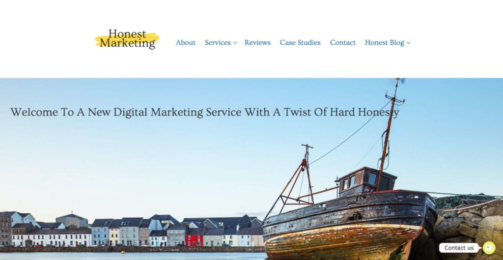 Honest Marketing's Homepage