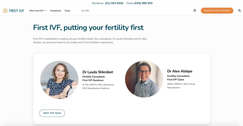 First IVF's Homepage
