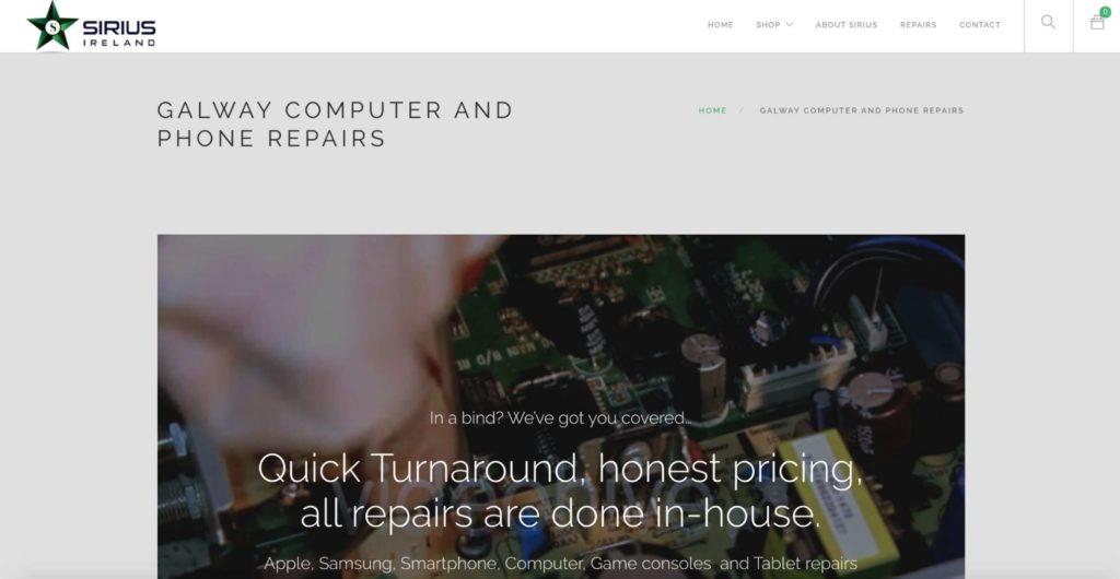 Sirius Ireland's Homepage