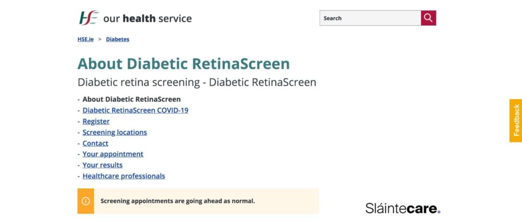 Diabetic RetinaScreen's Homepage