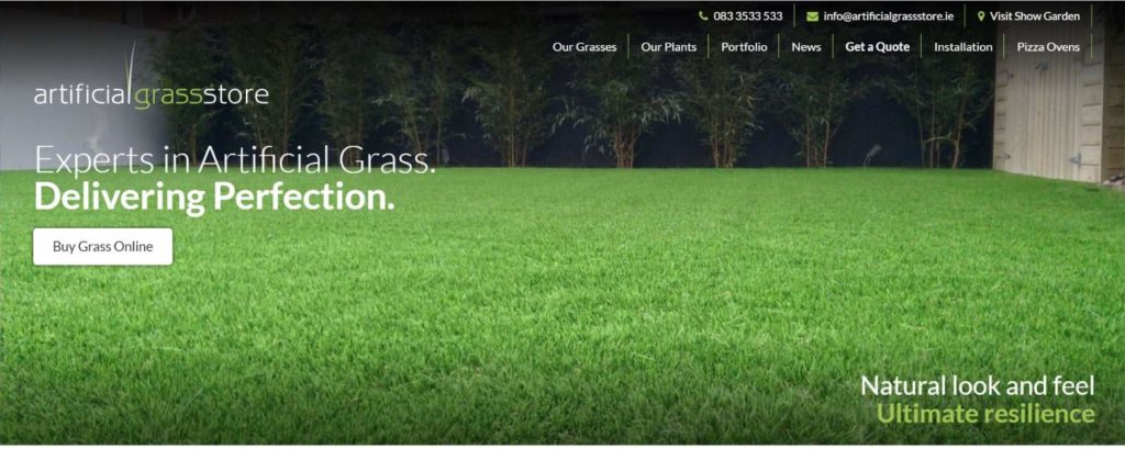 Artificial Grass Store's Homepage