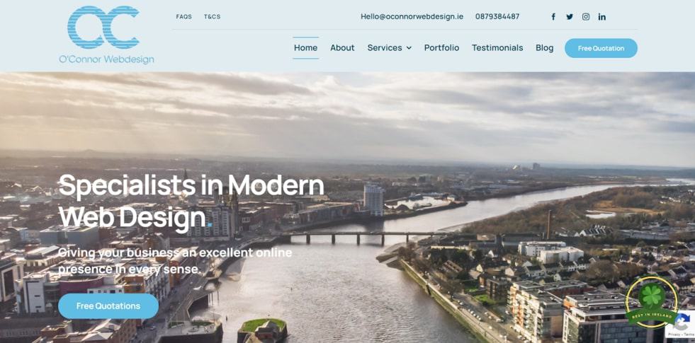 O’Connor Web Design's Homepage