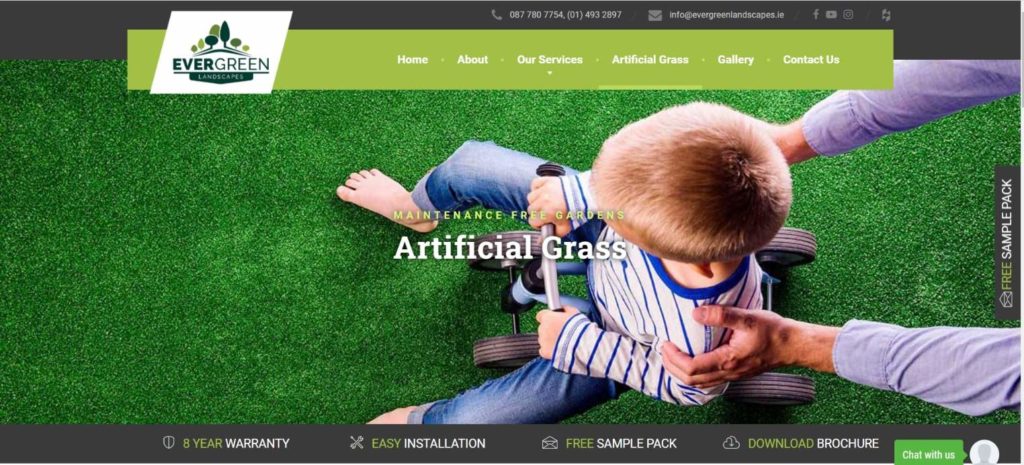 Evergreen Landscapes' Homepage