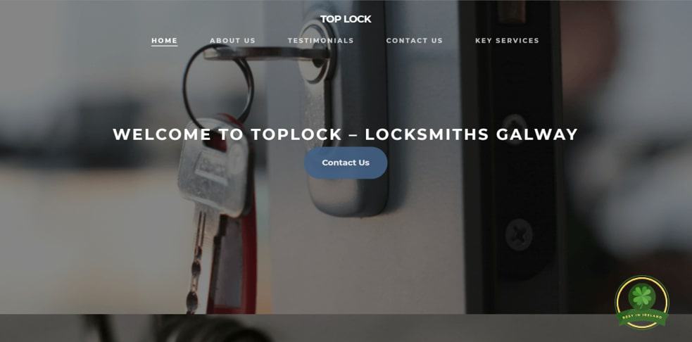 Top Lock Locksmiths' Homepage