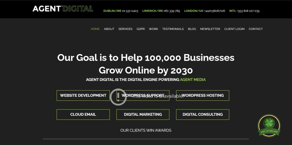 AGENT Digital's Homepage
