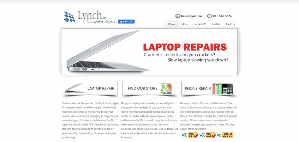 Lynch Computer Repair's Homepage