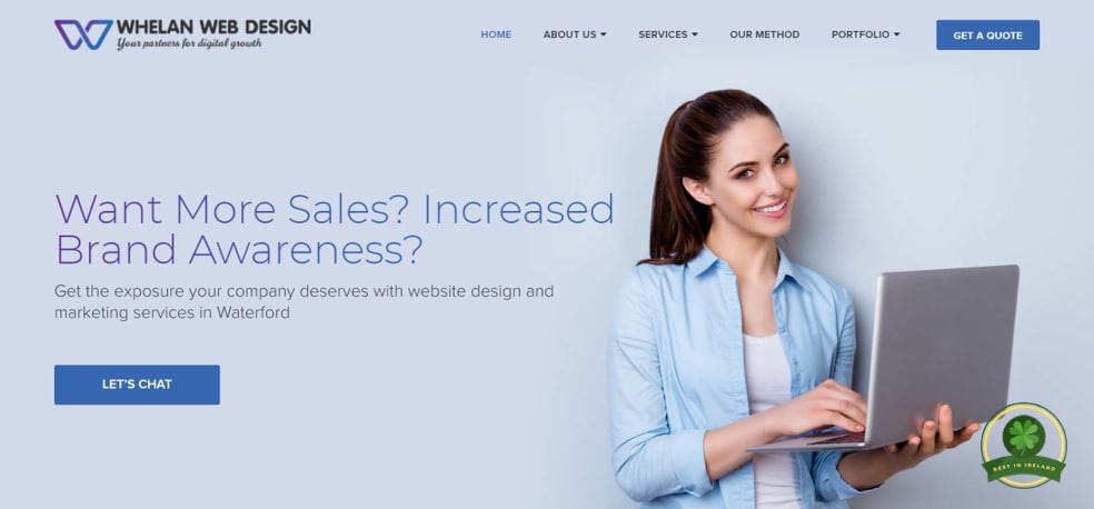 Whelan Web Design's Homepage