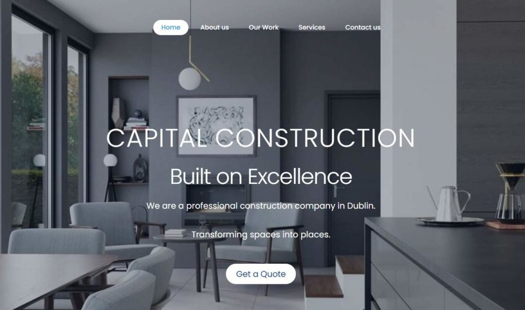 Capital Construction's Homepage