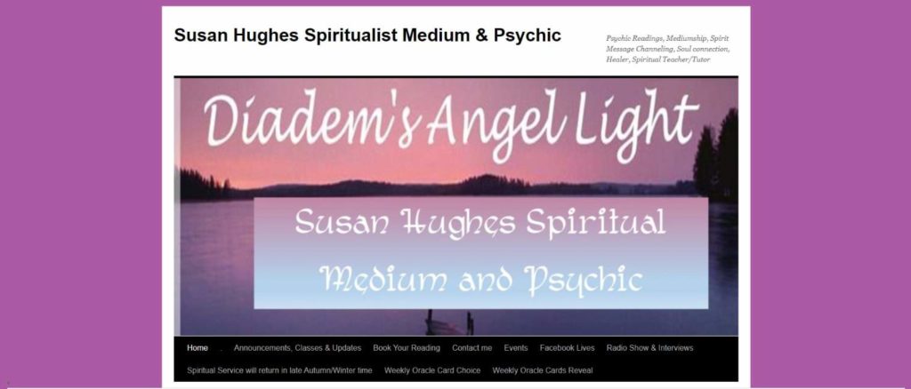 Susan Hughes of Diadem’s Angel Light's Homepage