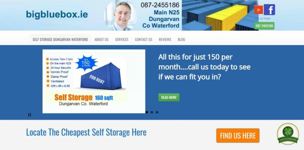 Bigbluebox self-storage's Homepage