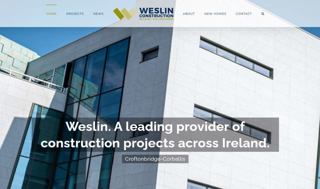 Weslin Construction Limited's Homepage