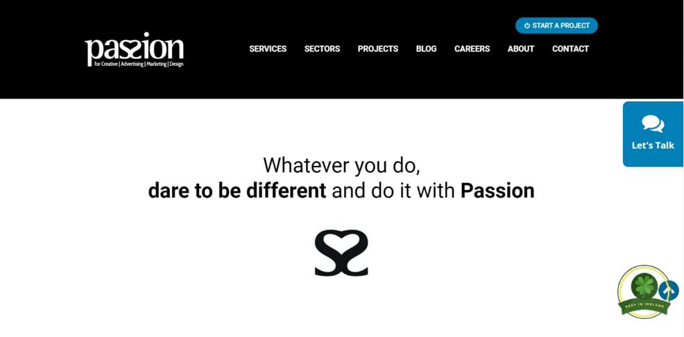 Passion for Creative's Homepage