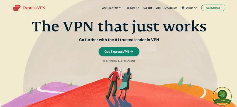 ExpressVPN's Homepage