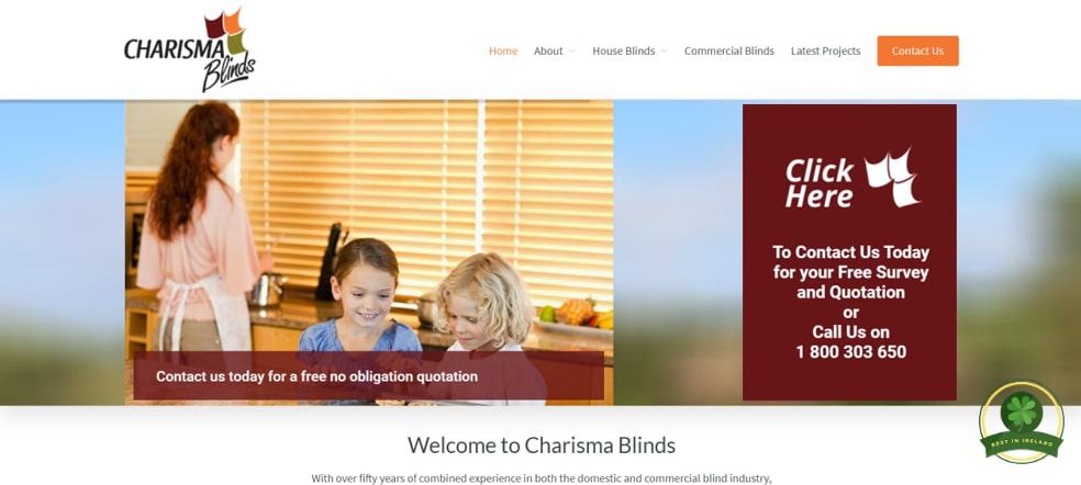 Charisma Blinds' Homepage