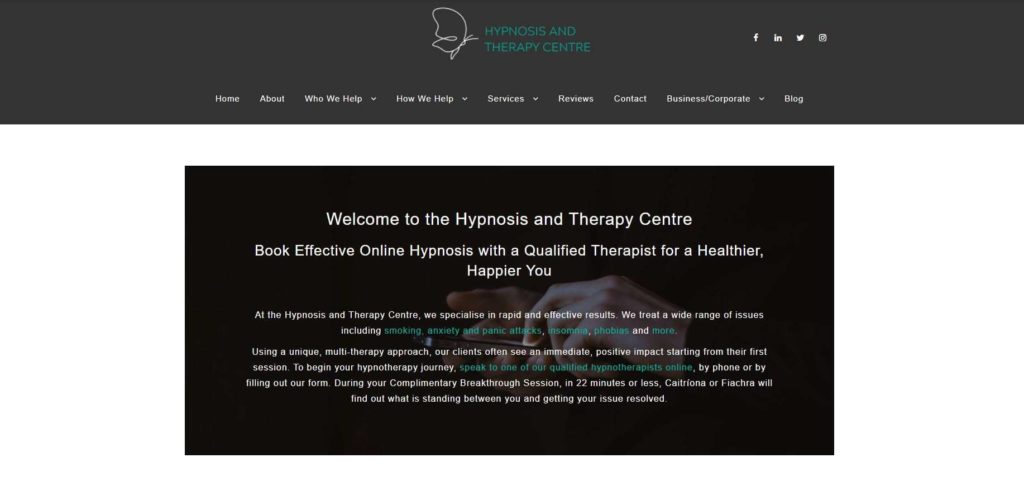 Hypnosis and Therapy Centre's Homepage