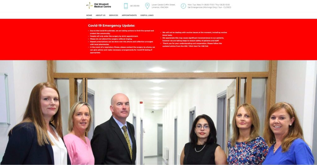 Dr. Negin Reyhani, Old Windmill Medical Centre's Homepage