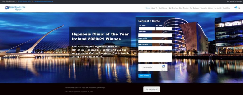 Dublin Hypnosis Clinic's Homepage
