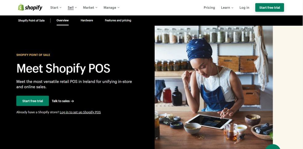 Shopify Ireland's Homepage